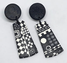 Load image into Gallery viewer, Black Paradise Earrings by Wendy Moore