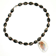 Load image into Gallery viewer, New Mexico Pueblo Bird Ceramic Pendant Necklace