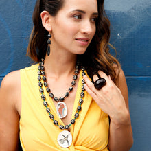 Load image into Gallery viewer, New Mexico Pueblo Bird Ceramic Pendant Necklace