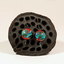 Load image into Gallery viewer, Exquisite Earrings with Striking Handmade Beads by Liz DeLuca