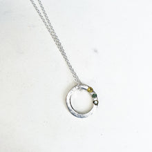 Load image into Gallery viewer, Stirling Silver Pendant with Sapphires by Kirra-lea Caynes SOLD and can be reordered
