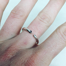 Load image into Gallery viewer, Open Band Sterling Silver Ring by Kirra-lea Caynes   SOLD & can be commissioned