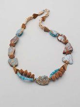 Load image into Gallery viewer, Peruvian Opal & Jasper Gemstone Necklace