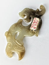 Load image into Gallery viewer, Genuine Antique Carved Jade Pendant