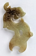 Load image into Gallery viewer, Genuine Antique Carved Jade Pendant