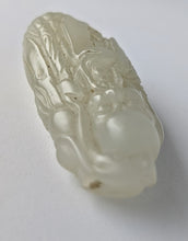 Load image into Gallery viewer, Genuine Antique Carved Jade Pendant