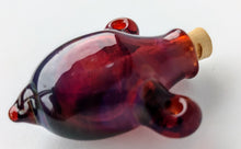 Load image into Gallery viewer, Handmade Tiny Hollow Bottle Glass Pendant by Fiona Horne