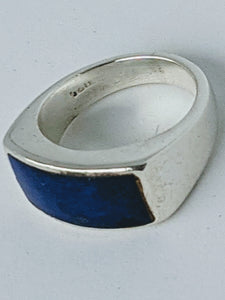 Vintage Lapis Lazuli & Sterling Silver Ring