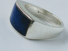 Load image into Gallery viewer, Vintage Lapis Lazuli &amp; Sterling Silver Ring
