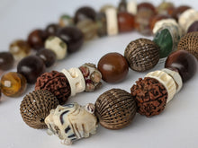 Load image into Gallery viewer, Unique Necklace with Mix of Earthy Toned Unusual Beads