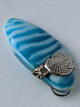 Load image into Gallery viewer, Blue Glass Pendant by Ali Relf