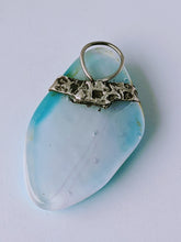 Load image into Gallery viewer, Blue Glass Pendant by Ali Relf