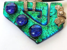 Load image into Gallery viewer, Exotic Dichroic Glass Neckpiece by Roz Eberhard Swan