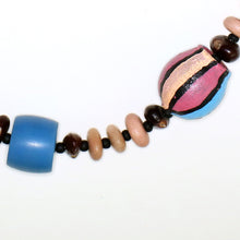 Load image into Gallery viewer, Necklace with Hand-Painted Gumnut Beads By the Women of Camel Camp