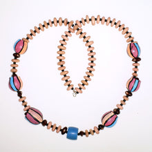 Load image into Gallery viewer, Necklace with Hand-Painted Gumnut Beads By the Women of Camel Camp
