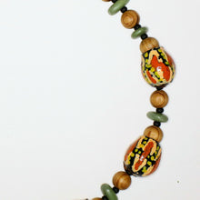 Load image into Gallery viewer, Necklace with Hand-Painted Gumnut Beads By the Women of Camel Camp