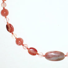 Load image into Gallery viewer, Cherry Quartz and Rhodochrosite Necklace