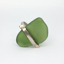 Load image into Gallery viewer, Sea Green Beach Glass Ring by Diane Connal