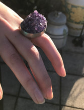 Load image into Gallery viewer, Spectacular Amethyst and Stirling Silver Ring

