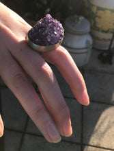 Load image into Gallery viewer, Spectacular Amethyst and Stirling Silver Ring