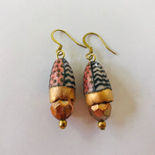 Load image into Gallery viewer, Exquisite Hand-Painted Porcelain Earrings | Beads by Melissa Gabelle