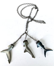 Load image into Gallery viewer, Shark Tail Necklace by Kristin Lora