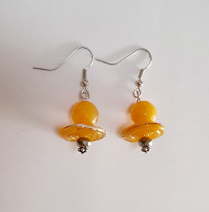 Handmade Glass Earrings by Liz Deluca