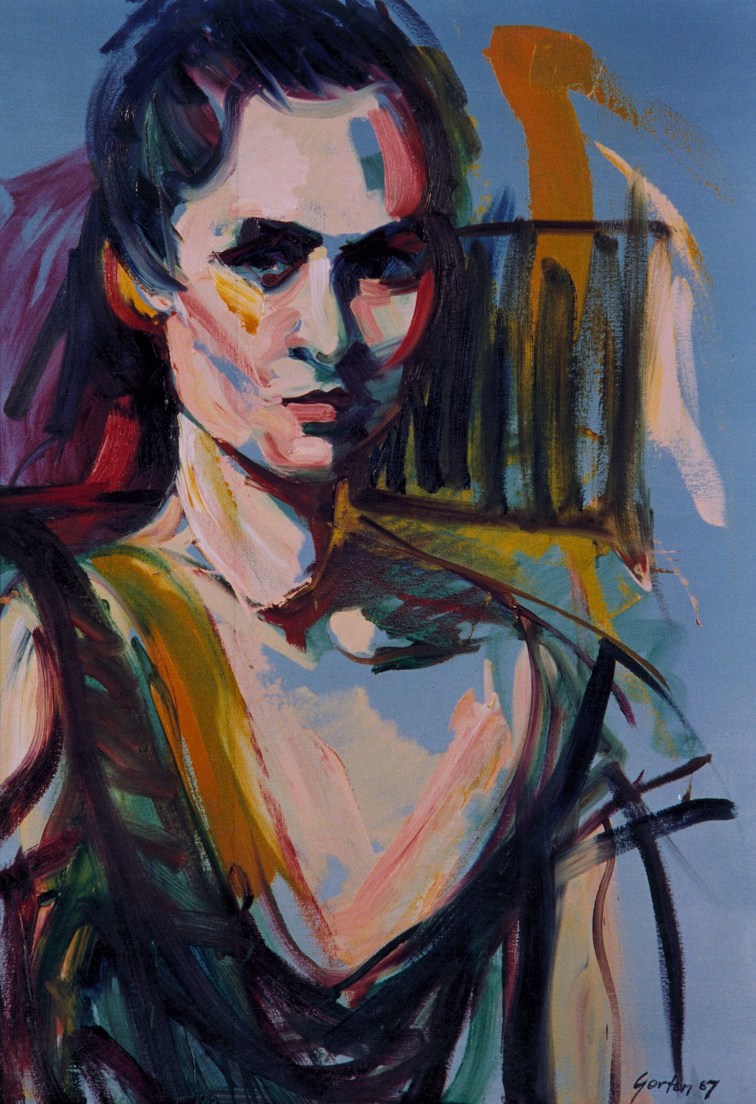 'Sphinx' 1986 Oil Painting 105x75cm | Stephen Gorton