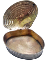 Load image into Gallery viewer, Medium Solid Brass Lidded Shell Box
