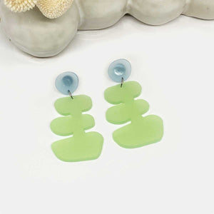 Bambam Frosted Blue and Pale Green  SOLD