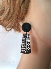 Load image into Gallery viewer, Black Paradise Earrings by Wendy Moore
