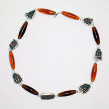 Load image into Gallery viewer, New Mexico Pueblo Ceramic Linked Necklace
