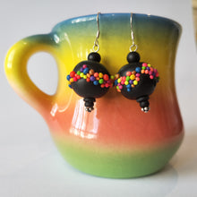Load image into Gallery viewer, Quirky &#39;Freckles&#39; Earrings with Beads by Sera Fabulous Frippery
