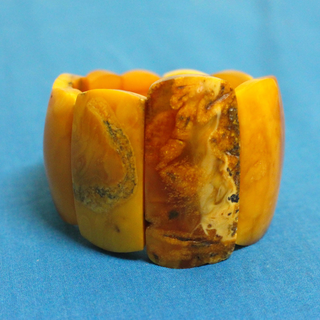 Genuine Yellow Amber Bracelet
