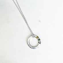 Load image into Gallery viewer, Stirling Silver Pendant with Sapphires by Kirra-lea Caynes
