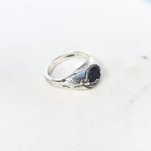 Pinky Sterling Silver Signet Ring by Kirra-lea Caynes - SOLD