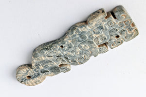 Genuine Antique Carved Jade Pendant
