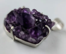 Load image into Gallery viewer, Amethyst Crystal Pendant in Sterling Silver
