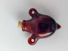 Load image into Gallery viewer, Handmade Tiny Hollow Bottle Glass Pendant by Fiona Horne
