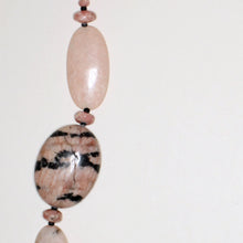 Load image into Gallery viewer, Pink Jasper and Rhodochrosite Necklace
