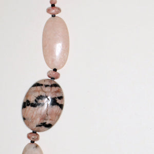 Pink Jasper and Rhodochrosite Necklace