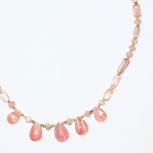 Load image into Gallery viewer, Rhodochrosite and Peruvian Opal Neck Piece
