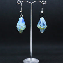 Load image into Gallery viewer, Handmade Glass Shell Earrings by Jan Cahill

