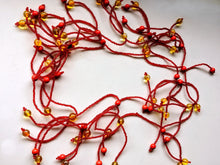 Load image into Gallery viewer, Really Long Red Beaded Necklace By Sionemaletau Falemaka
