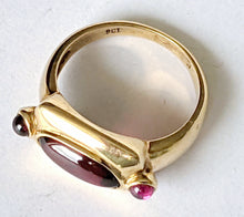 Load image into Gallery viewer, Vintage Pink Tourmaline and Rose Gold Ring

