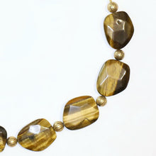 Load image into Gallery viewer, Tigers Eye Chain Necklace
