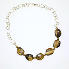 Load image into Gallery viewer, Tigers Eye Chain Necklace
