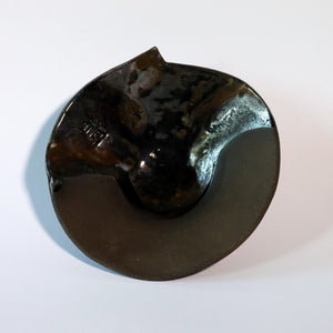 Black Curved Bowl