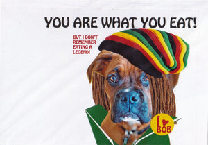 Bob Marley Dog Card