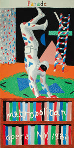 'Parade'- Met Opera poster by David Hockney (1981)